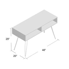 Jones TV Stand for TVs up to 55" Modern Industrial Style Into your Space