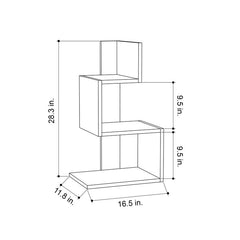 28.5'' Tall Nightstand Perfect for Storing Books, Framed Photos, Or A Small Houseplant