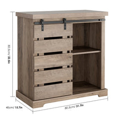 32.5'' Tall 1 - Door Accent Cabinet Three Different Levels Perfect for Organize