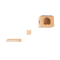 12" Cat Tree Removable and Washable Mat for Extra Comfort. The Wall-Mounted Cat Lounging Set Creates A Meandering Climbing Experience