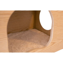 12" Cat Tree Removable and Washable Mat for Extra Comfort. The Wall-Mounted Cat Lounging Set Creates A Meandering Climbing Experience