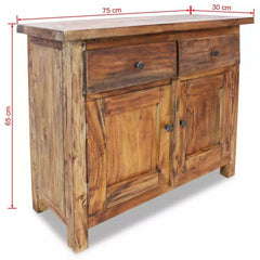 29.5'' Wide 2 Drawer Solid Wood Sideboard Great for Any Room