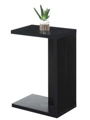 C-shaped End Table - Black Comfortable Essence in your Living Space with the Woodshire C Table