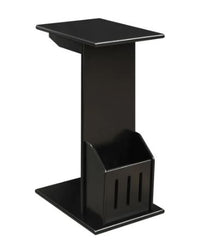 C-shape End Table - Black. Lend Casual Style to your Living Area Perfect for Organize