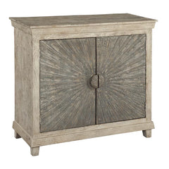 36.5'' Tall Accent Chest Light Brown Solid Mango Wood