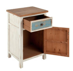 Rustic Multi-Color Accent End Table and Nightstand Elevate the Art of Rustic Farmhouse