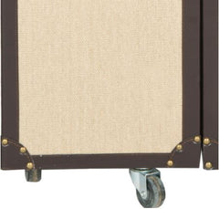 Grayson Storage Beige Bar Cabinet - 23.6" x 17.7" x 42.1"