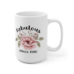 71th Birthday Ideas, 71 Year Old Woman, 71 Year Old Gifts for Women, 71th Birthday Gifts for Her, Fabulous Since 1950 Mug, 71 Yr Old Women