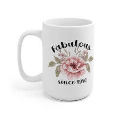 71th Birthday Ideas, 71 Year Old Woman, 71 Year Old Gifts for Women, 71th Birthday Gifts for Her, Fabulous Since 1950 Mug, 71 Yr Old Women