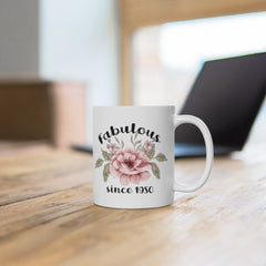 71th Birthday Ideas, 71 Year Old Woman, 71 Year Old Gifts for Women, 71th Birthday Gifts for Her, Fabulous Since 1950 Mug, 71 Yr Old Women