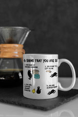 Six signs that you are secretly a cat | crazy cat lady mug | cat mug | gifts for cat lovers | Cat Lover Gift Mug | mg2aa Mug 11oz