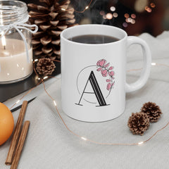 Bridesmaid Gifts Personalized - Simple Classic Wedding Party Gift - Smooth Printed Finish Mug 11oz