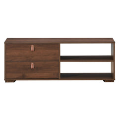 Entertainment Media TV Stand with Drawers This stylish TV stand will add plenty of storage space and glamour to your home! Made of premium,