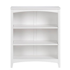 White Standard Bookcase Space-Efficient While Providing you with the Storage that you Need Multi-Step Bookcase