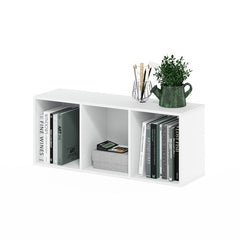 White Cube Bookcase Organize your Favorite Leather-Bound Tomes or Give your Little One a Place to Create a Mini Library