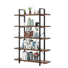 Standard Bookcase Bookshelf Displays Panels and Black Iron Support Make the Whole Shelf Elegant and Practical Decorating your Home