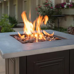 Sabina Steel Propane Fire Pit Table