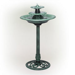 3-Tiered Resin Pedestal Water Fountain Bring Charismatic Ambiance to your Garden, Patio, Deck, Yard, or Other Outdoor Space