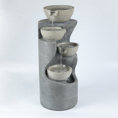 Cement Fountain with Light This Outdoor Tiered Pot Fountain A Highlight Of Your landscape. Ideal For A Patio Or Garden