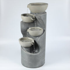 Cement Fountain with Light This Outdoor Tiered Pot Fountain A Highlight Of Your landscape. Ideal For A Patio Or Garden