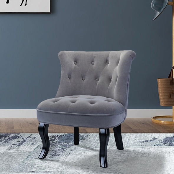 Tufted Barrel Chair Curved Back for a Wingback Silhouette with a Rolled Top Edge Glam or Classic Living Rooms