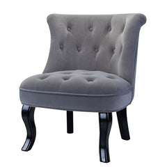 Tufted Barrel Chair Curved Back for a Wingback Silhouette with a Rolled Top Edge Glam or Classic Living Rooms