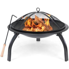 Mainstays Owen Park 28 inch Round Wood Burning Fire Pit