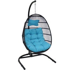 Porch Swing  Swing Chair with Cushions is the Perfect Place to Lounge and Relax After a Hard Day. It is Great for Reading a Book or Sitting