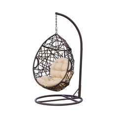 Brown Porch Swing with Stand Great Your Backyard or Patio Space With This Charming and Fun Hanging Chair