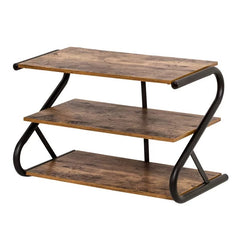 Rustic Z-Frame 3-Level 9 Pair Shoe Rack Holds 6-9 Pairs of Shoes or Boots  Gives You Just Enough Space For Your Shoes