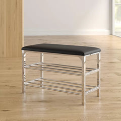 Aric Faux Leather Upholstered Storage Bench