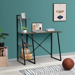 Home Office Wooden Harshbarger Writing Desk with pullout drawers