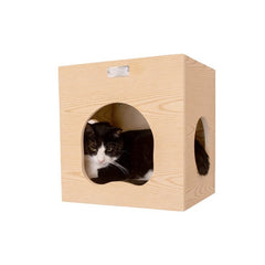 Cat Tree Removable and Washable Mat for Extra Comfort. The Wall-Mounted Cat Lounging Set Creates a Meandering Climbing