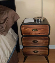 Drawer Nightstand Tabletop Perfect for Lamps, Glasses of Water, and Alarm Clocks, Nightstands Fit for any Room