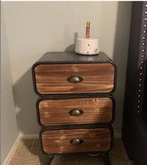 Drawer Nightstand Tabletop Perfect for Lamps, Glasses of Water, and Alarm Clocks, Nightstands Fit for any Room