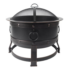 Trollinger Steel Wood Burning Fire Pit