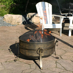 Flanigan Steel Wood Burning Fire Pit