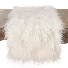 Pataskala Faux Fur Table Runner