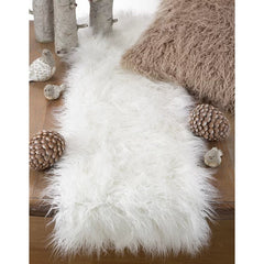 Pataskala Faux Fur Table Runner