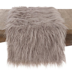 Pataskala Faux Fur Table Runner