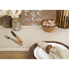 Silverlock Hemstitched Table Runner