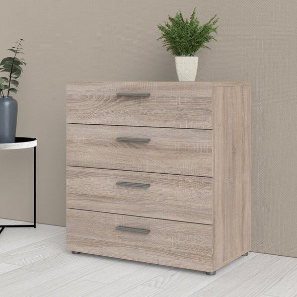 Truffle 4 Drawer 31.57'' W Dresser The Four Drawers Sit on Ball Bearing Glides and Plenty of Spare Storage Space