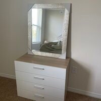 White 4 Drawer 31.57'' W Dresser The Four Drawers Sit on Ball Bearing Glides and Plenty of Spare Storage Space