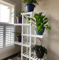 Display Rack Plant Stand Match Well with Your Furniture and Add a Special Condition to your Bathroom, Living Room, Balcony, Kitchen