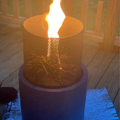 Ketter Polyresin Wood Burning Fire Pit