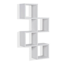 5 Piece Square Cubby Shelf Open Shelves for All Rour Display Needs Can Be Hung Both Vertically and Horizontally Perfet for Display