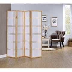 Solid Wood Room Divider Simple and Elegant Room Divider for Any Room in Your Home Rice Paper Panels