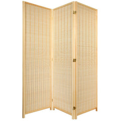 Natural Room Divider 2-way Hinges for More Flexible Stand and Position  It May Be Used to Divide a Bedroom or Define a Room