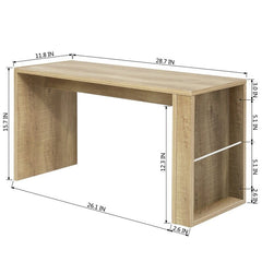 Wooden Oak Coffee Table with Book Shelf Perfect for your Living Room, Wooden Cofffe Table