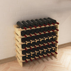 48 Rack Bottle Holder Horizontal Wine Display Stand Placed in Convenient Horizontal Storage Keep the Wine Fresh and Delicious